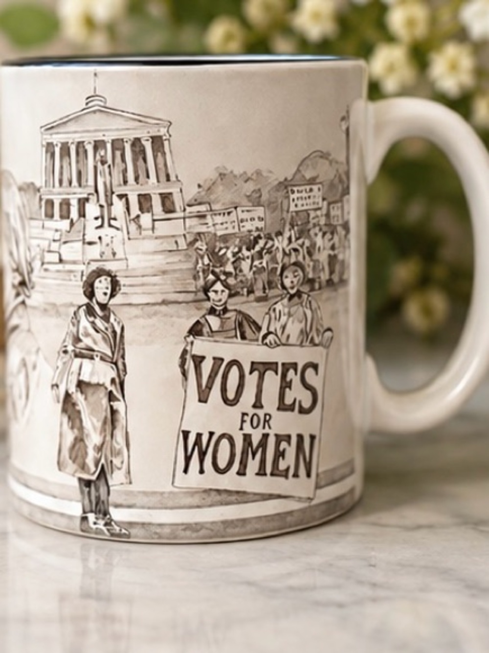 Votes for Women 12 Oz Mug Women’s Suffrage Rights History Coffee Cup